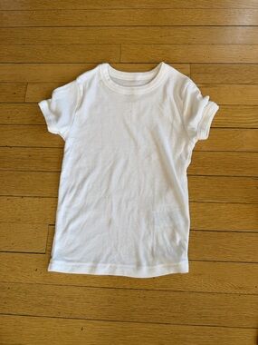 BDG White Short Sleeve Crewneck Tee for Kids